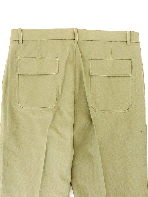 GBS/ジービーエス　コットンリネンパンツ　gba520602-ライトカーキ