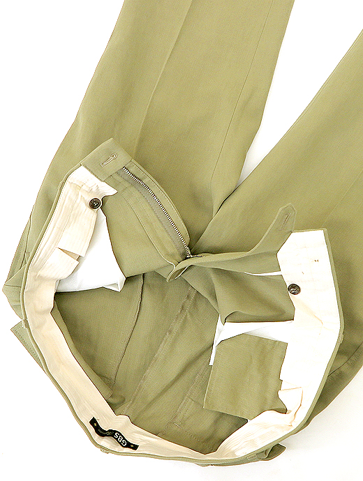 GBS/ジービーエス　コットンリネンパンツ　gba520602-ライトカーキ