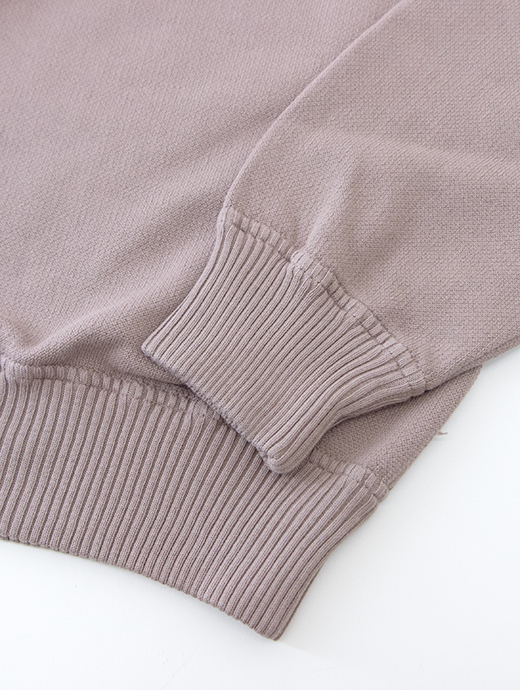 Gran Sasso/グランサッソ　クルーネックニット/ウィンターコットン　gra501803-ココアブラウン