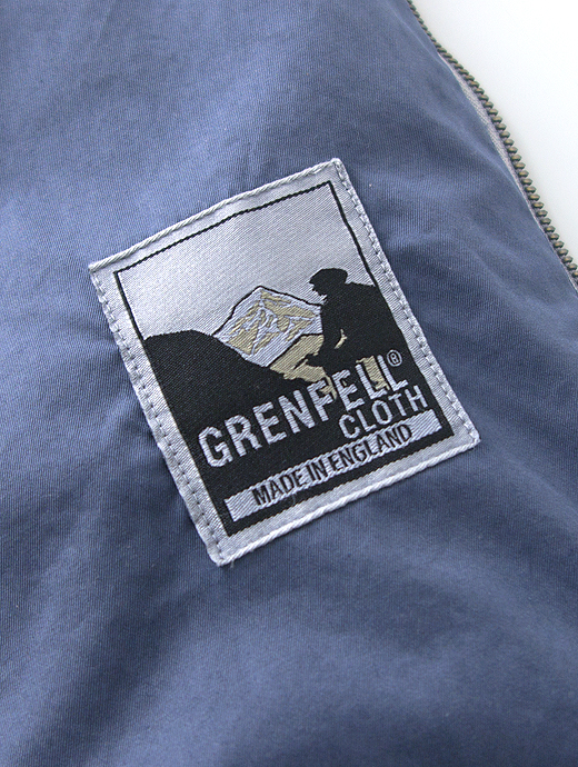GRENFELL/グレンフェル　スイングトップジャケット/オリジナルガーメントダイ/グレンフェルクロス/CLASSIC KENT　gre420401-ブルー