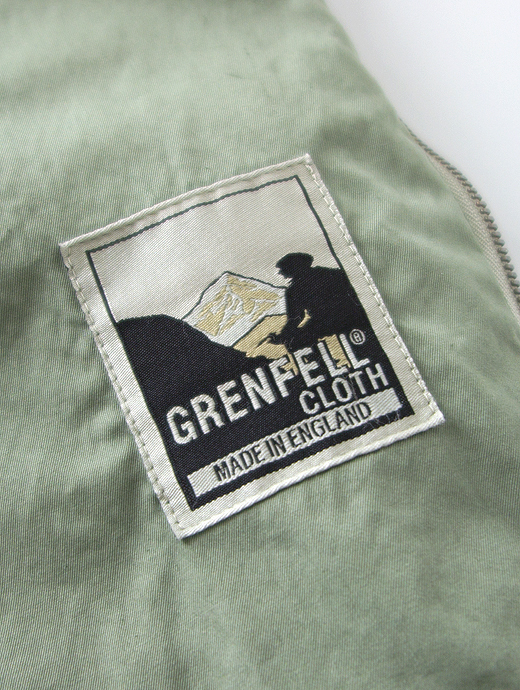 GRENFELL/グレンフェル　スイングトップジャケット/オリジナルガーメントダイ/グレンフェルクロス/CLASSIC KENT　gre420402-オリーブ