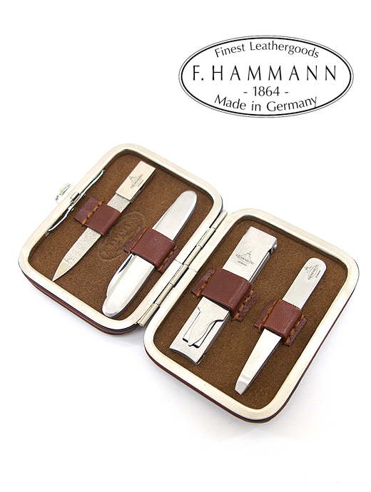 F.HAMMANN/ハンマン　グルーミングセット　ham360401-ブラウン