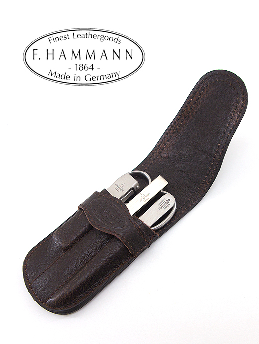 F.HAMMANN/ハンマン　グルーミングセット　ham360402-ダークブラウン
