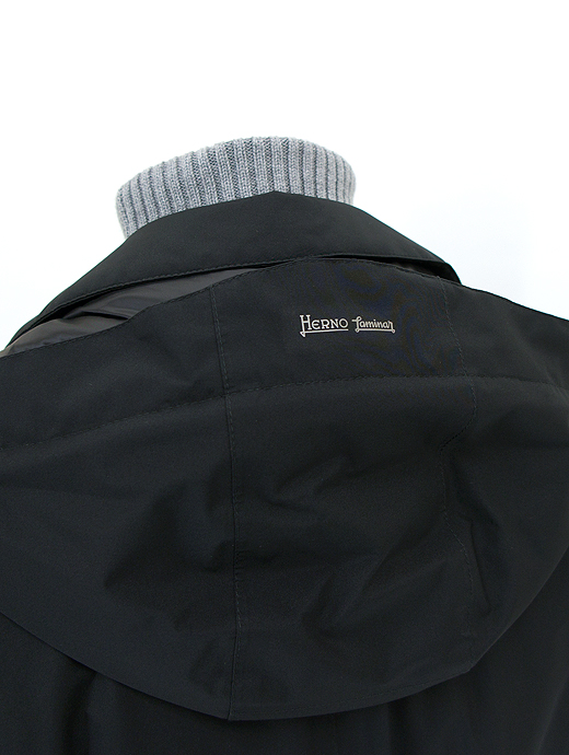 Herno ヘルノ Laminar 軽量ゴアテックスダウンコート Gore Tex トレンチコート Her ブラック Rootweb 正規通販