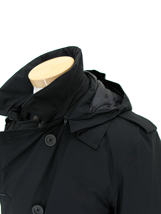 Herno ヘルノ Laminar 軽量ゴアテックスダウンコート Gore Tex トレンチコート Her ブラック Rootweb 正規通販
