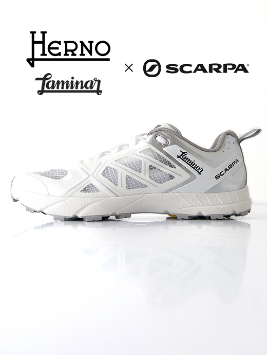 HERNO/ヘルノ　Laminer/超軽量メッシュスニーカー/SCARPA　her420607-ホワイト
