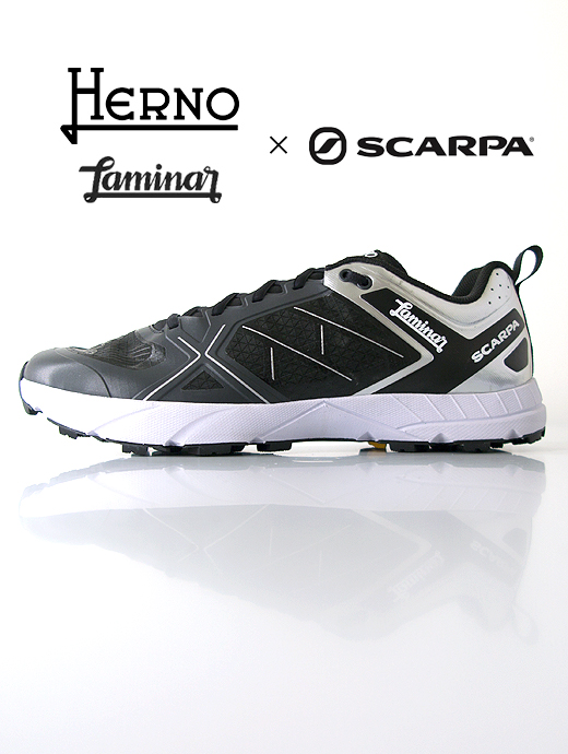 HERNO/ヘルノ　Laminer/超軽量メッシュスニーカー/SCARPA　her440405-ブラック