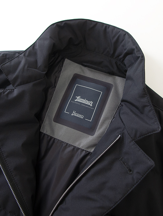 HERNO/ヘルノ　Laminar/テーラードダウンジャケット/GORE-TEX INFINIUM WINDSTOPPER　her461802-ブラック