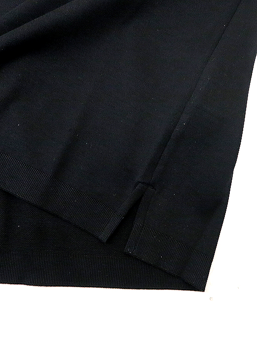 HERNO/ヘルノ　コットンポロシャツ　her520802-ブラック