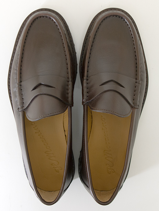 IL MOCASSINO/イル・モカシーノ　超軽量コインローファー/Vibram Morflex Sole　ilm500801-ダークブラウン