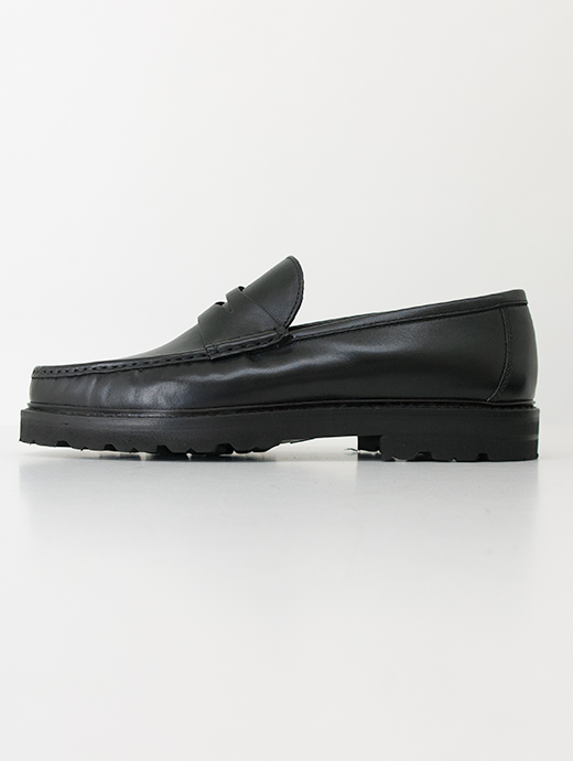 IL MOCASSINO/イル・モカシーノ　超軽量コインローファー/Vibram Morflex Sole　ilm500802-ブラック