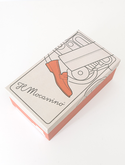 IL MOCASSINO/イル・モカシーノ　超軽量コインローファー/Vibram Morflex Sole　ilm500802-ブラック