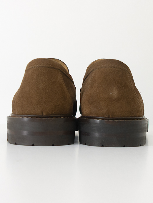 IL MOCASSINO/イル・モカシーノ　超軽量コインローファー/Vibram Morflex Sole　ilm500803-ブラウンスエード