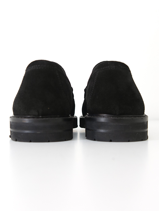 IL MOCASSINO/イル・モカシーノ　超軽量コインローファー/Vibram Morflex Sole　ilm501801-ブラックスエード