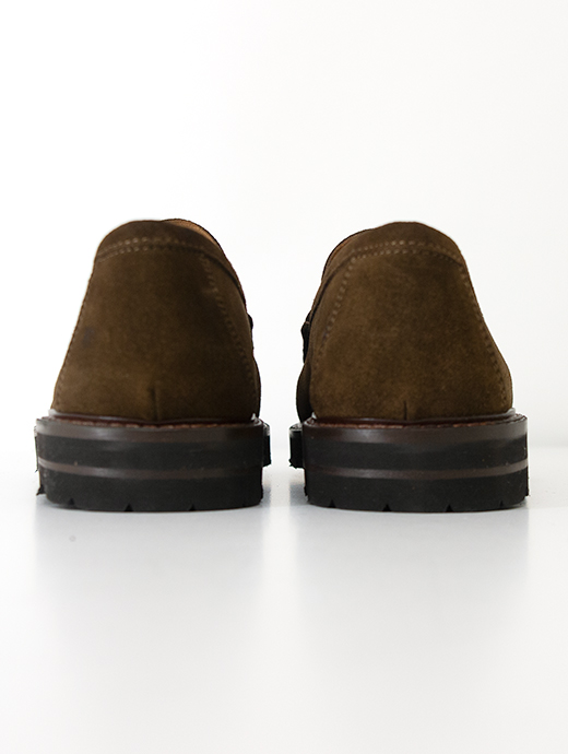 IL MOCASSINO/イル・モカシーノ　超軽量コインローファー/Vibram Morflex Sole　ilm501802-ダークブラウンスエード