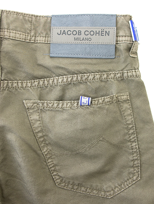 JACOB COHEN/ヤコブコーエン　スラント5ポケットショートパンツ/LOU　ja1249706-ブラウングレー