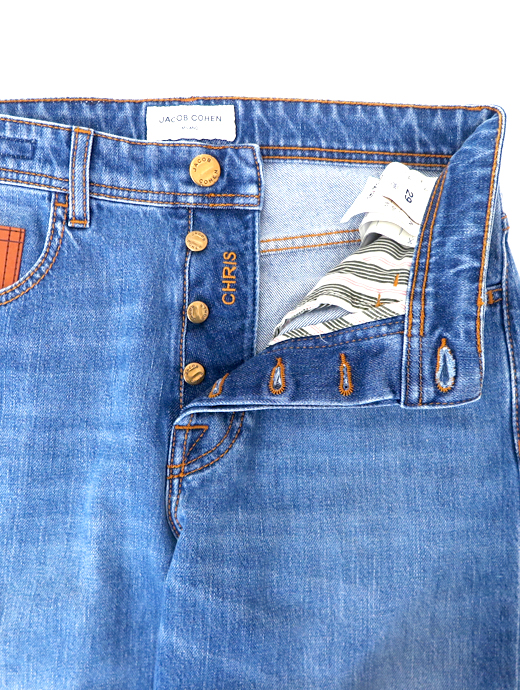 JACOB COHEN/ヤコブコーエン　ジーンズ/CHRIS/ストレッチデニム　ja5237176-ウォッシュドブルー