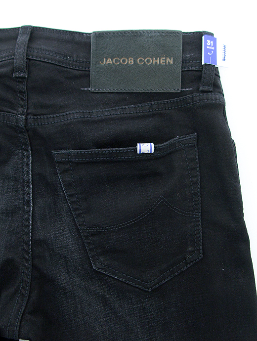 JACOB COHEN/ヤコブコーエン　ブラックジーンズ/BARD FAST/薄手スーパーストレッチデニム　ja5235508-ブラック