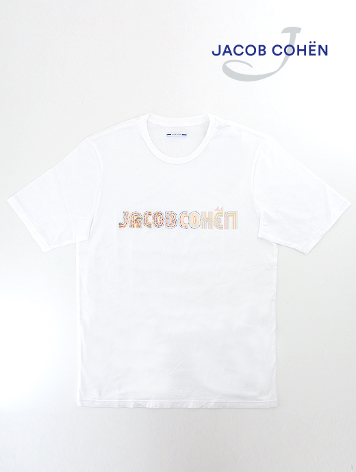 JACOB COHEN/ヤコブコーエン　半袖カットソー/Tシャツ　ja5440200-ホワイト