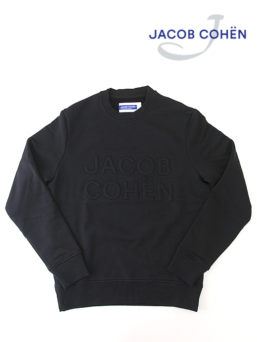 JACOB COHEN/ヤコブコーエン　クルーネックスウェット　ja6380408-ブラック