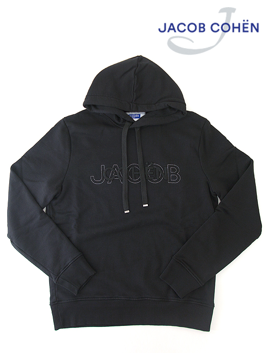 JACOB COHEN/ヤコブコーエン　スウェットパーカー　ja6380508-ブラック