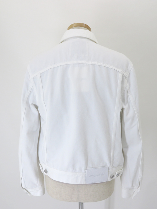 JACOB COHEN/ヤコブコーエン　Gジャン/ホワイトデニムジャケット　jac502401-ホワイト