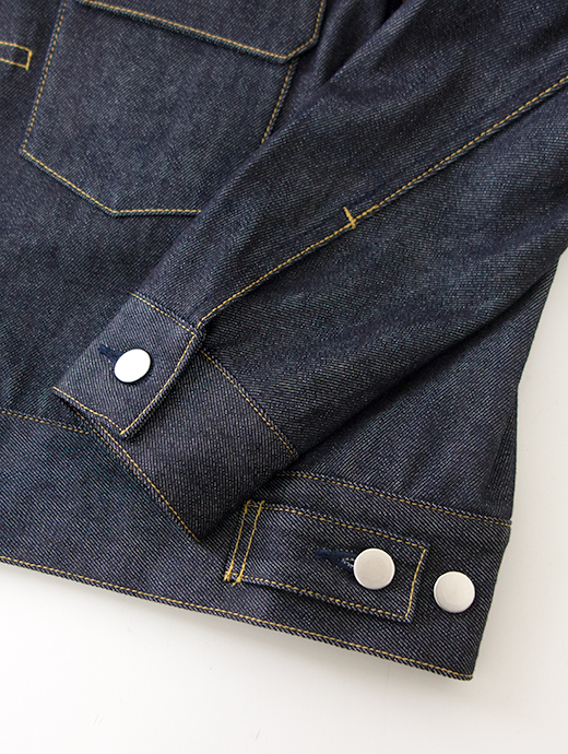 Jeanik/ジーニック　ワンウォッシュデニムジャケット/2ndタイプ　jea502201-インディゴブルー