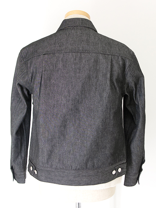 Jeanik/ジーニック　ワンウォッシュデニムジャケット/2ndタイプ　jea502202-ブラック