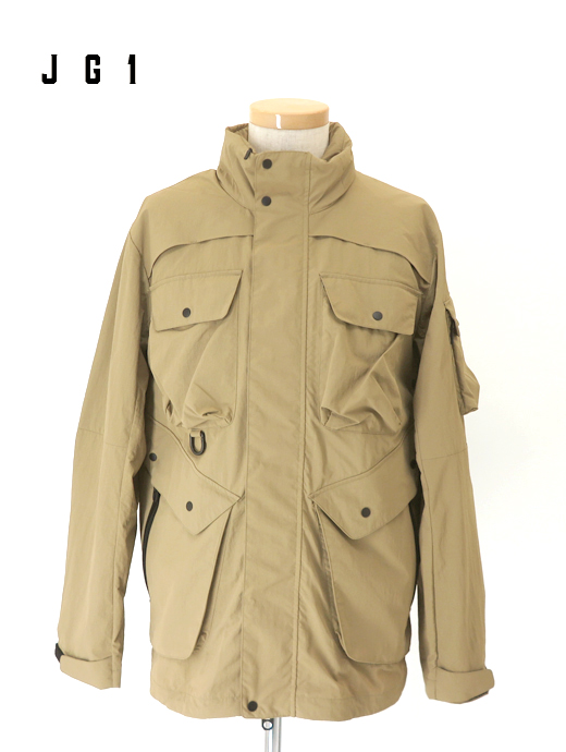 JG1/ジェイ・ジー・ワン　ナイロンフィールドジャケット　jgo5022401-カーキベージュ