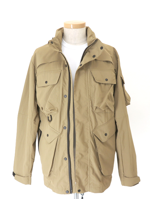 JG1/ジェイ・ジー・ワン　ナイロンフィールドジャケット　jgo5022401-カーキベージュ