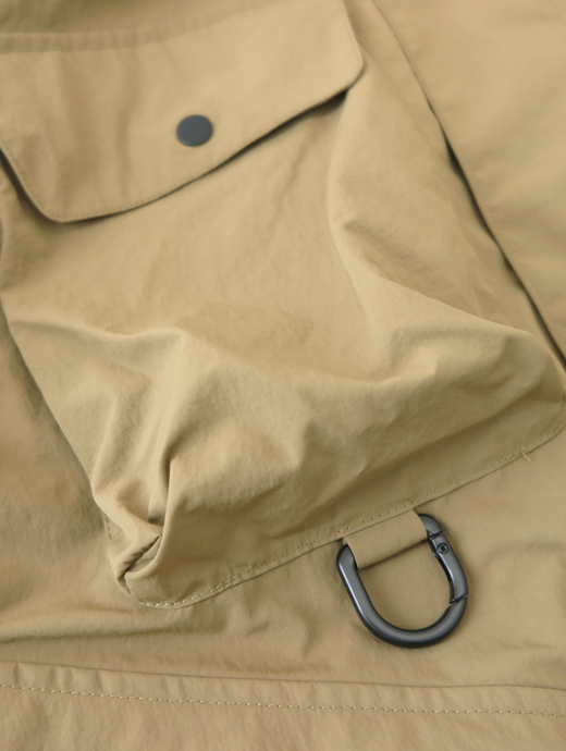 JG1/ジェイ・ジー・ワン　ナイロンフィールドジャケット　jgo5022401-カーキベージュ