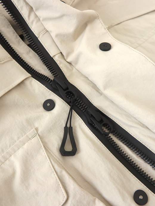 JG1/ジェイ・ジー・ワン　ナイロンフィールドベスト　jgo5022402-オフベージュ