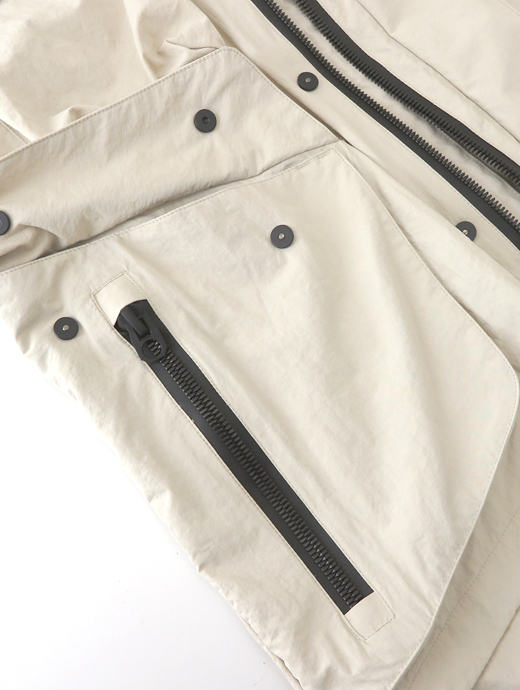 JG1/ジェイ・ジー・ワン　ナイロンフィールドベスト　jgo5022402-オフベージュ