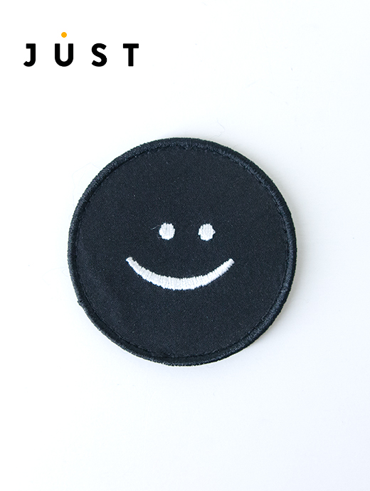 Just Hat/ジャスト ハット　交換式ワッペン　jus501206-ブラック