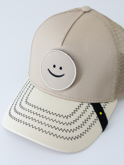 Just Hat/ジャスト ハット　交換式ワッペン　jus501207-ベージュ