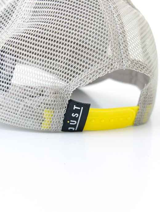 Just Hat/ジャスト ハット　ワッペン交換式トラッカーキャップ　jus501212-グレージュ