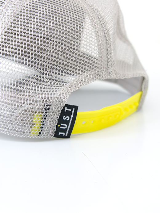 Just Hat/ジャスト ハット　ワッペン交換式トラッカーキャップ　jus501213-アッシュグレー