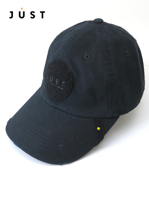 Just Hat/ジャスト ハット　ワッペン交換式トラッカーキャップ　jus502401-ブラック