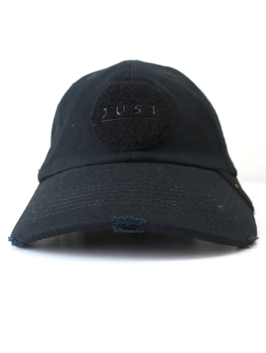 Just Hat/ジャスト ハット　ワッペン交換式トラッカーキャップ　jus502401-ブラック