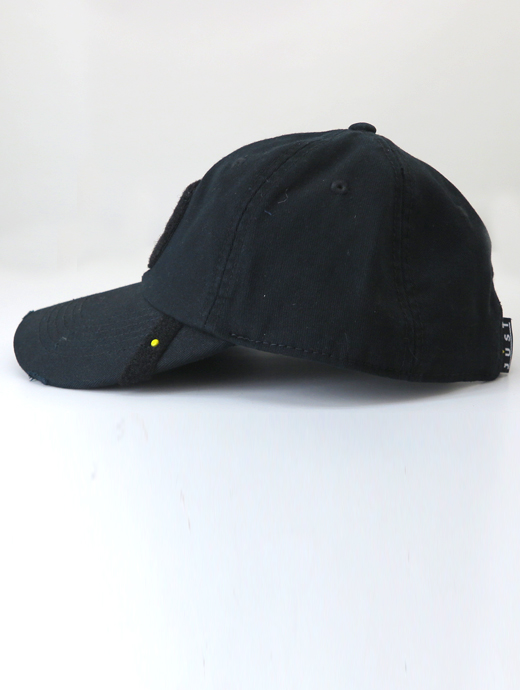 Just Hat/ジャスト ハット　ワッペン交換式トラッカーキャップ　jus502401-ブラック