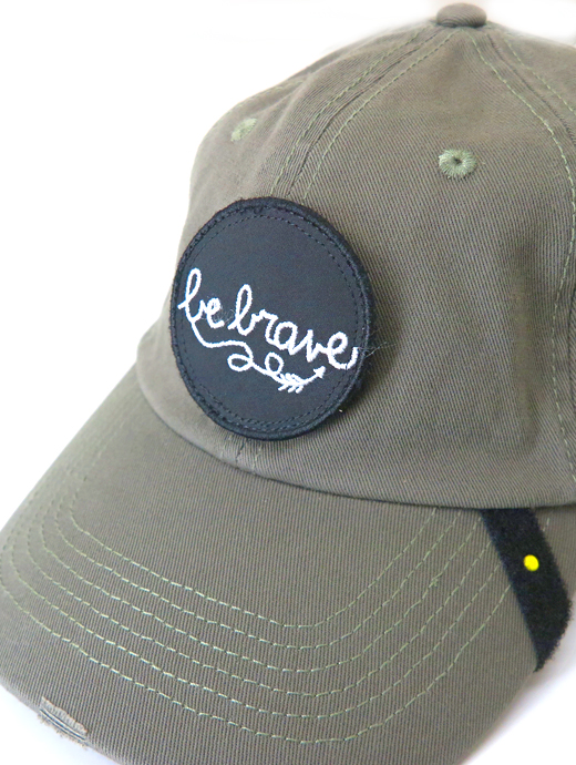 Just Hat/ジャスト ハット　ワッペン交換式トラッカーキャップ　jus502403-オリーブ