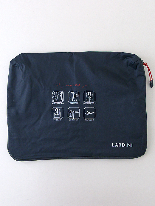 LARDINI/ラルディーニ　パッカブルジャケット/EASY WEAR　lar460611-ネイビー×エクリュ