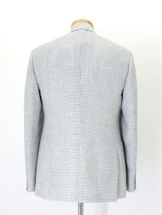 LARDINI/ラルディーニ　リネンウールジャケット　lar520401-ホワイト×ライトグリーン