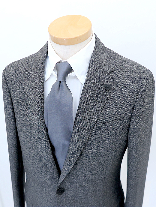 LARDINI/ラルディーニ　シングル3Bスーツ/メランジウール　lar521601-グレー
