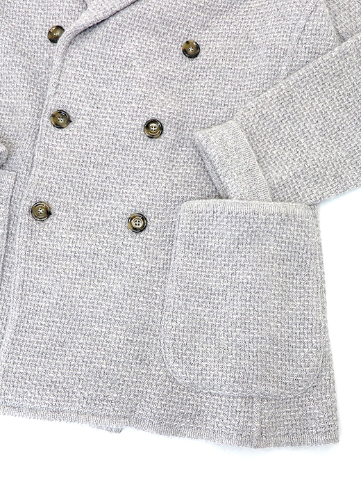 LARDINI/ラルディーニ　ニットジャケット　lar521801-ライトグレー