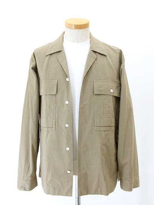 再入荷しまし　LES LESTON/レスレストン　シャツアウター/コットンツイル　les501802-カーキ