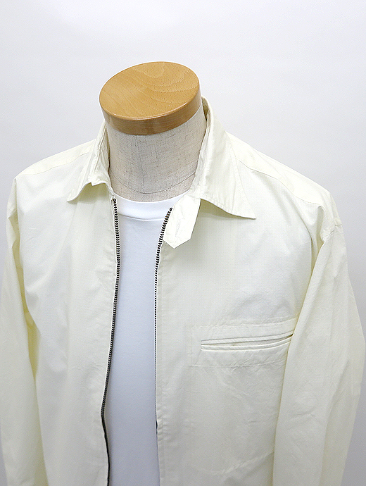 LES LESTON/レスレストン　ジップアップシャツブルゾン　les520801-エクリュ