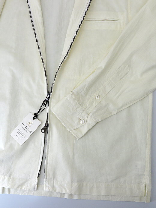 LES LESTON/レスレストン　ジップアップシャツブルゾン　les520801-エクリュ