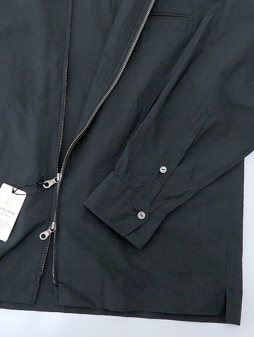 LES LESTON/レスレストン　ジップアップシャツブルゾン　les520802-ブラック