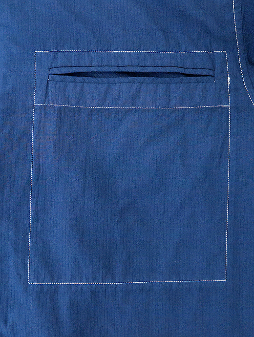 LES LESTON/レスレストン　ジップアップシャツブルゾン　les521002-ブルー